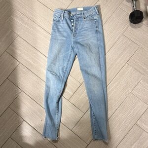 MOTHER Light Blue Skinny Jeans